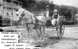 Doreen Deverell with her Grandfather, Mr. Deverell